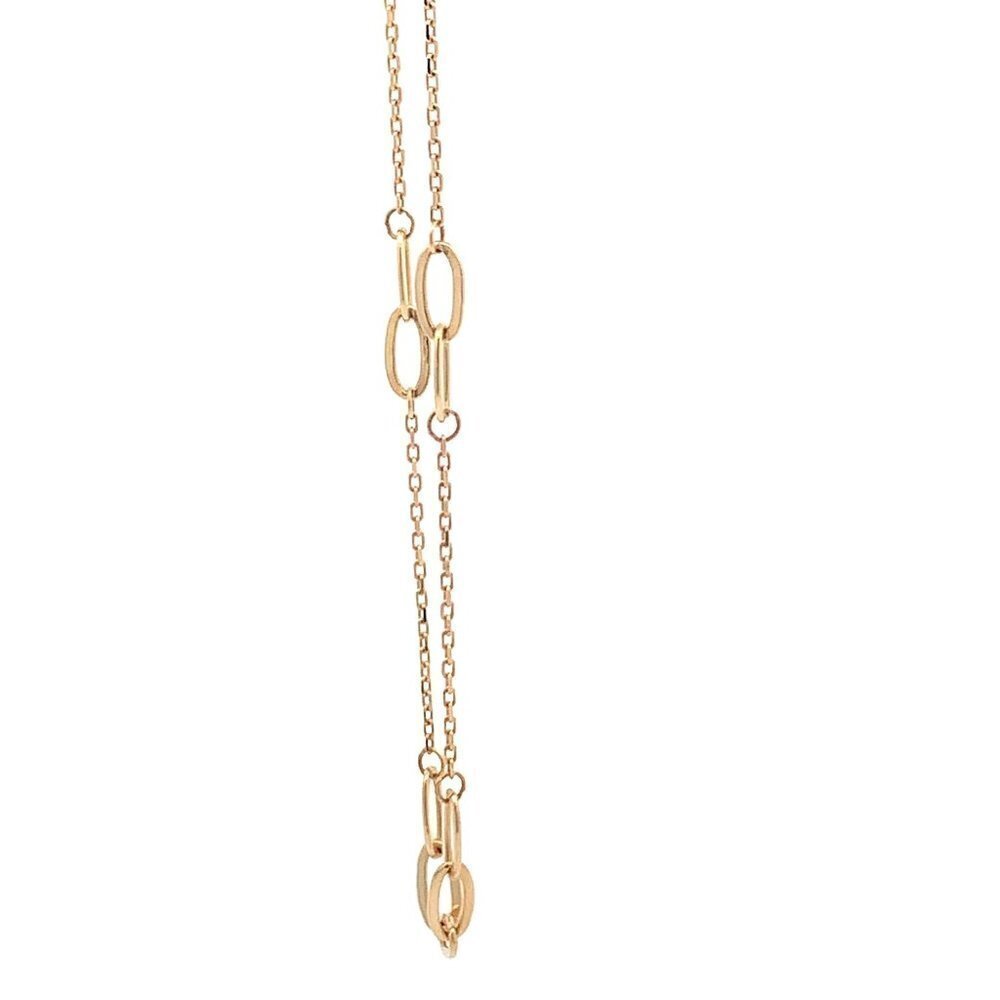 18K Yellow Gold Bracelet Paperclip 6 inches plus 1 inch extension 1.39 grams - Picture 9 of 13
